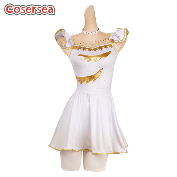 Cosersea Medalist Skating Inori Yuitsuka Cosplay Costume Swimsuit Swimwear Bikini Outfit