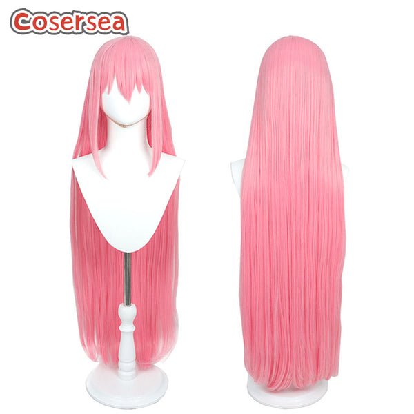 Megurine Luka 100cm Long Straight Pink Cosplay Wigs