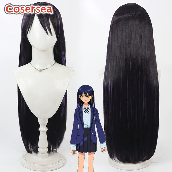 Mobile Suit Gundam Nyaan 90cm Dark Purple Mixed Light Purple Cosplay Wigs