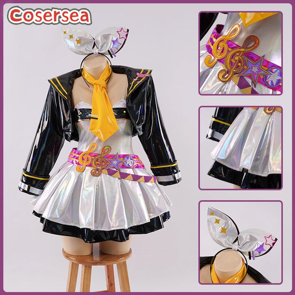 Cosersea Muse Dash Kagamine Rin Cosplay Costume