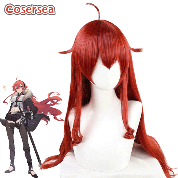 Mushoku Tensei Eris Boreas Greyrat 80cm Red Cosplay Wigs