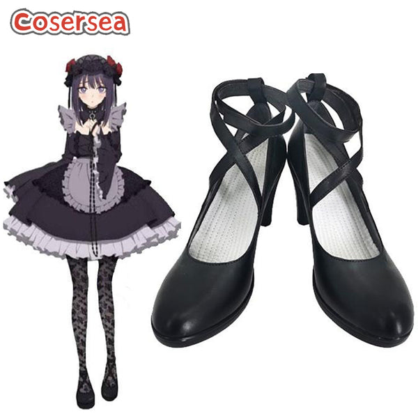My Dress Up Darling Marin Kitagawa Black Maid Cosplay Shoes
