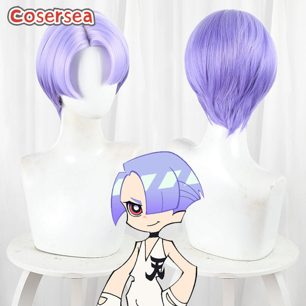 Cosersea New Panty & Stocking with Garterbelt  Polyester 30cm Mixed Purple Cosplay Wigs
