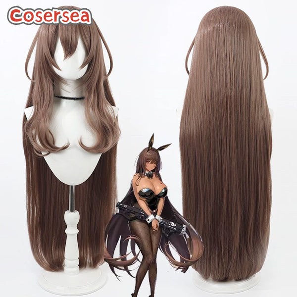 Nikke The Goddess Of Victory Noir 100cm Brown Cosplay Wigs