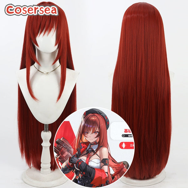 Nikke The Goddess Of Victory Rapi 100cm Red Cosplay Wigs