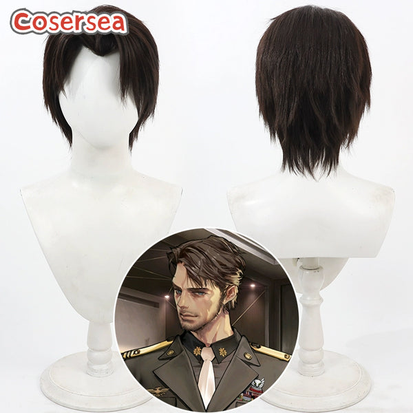 Cosersea Nikke The Goddess of Victory Andersen 30cm Dark Brown Cosplay Wigs