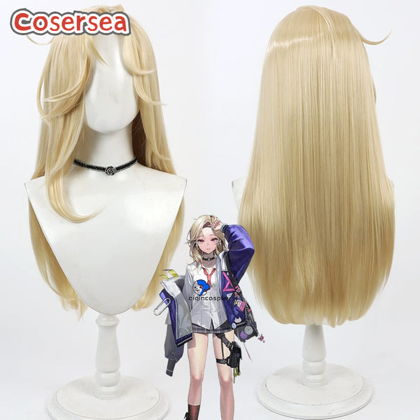 Cosersea Nikke The Goddess of Victory Ein 60cm Long Blonde Cosplay Wigs