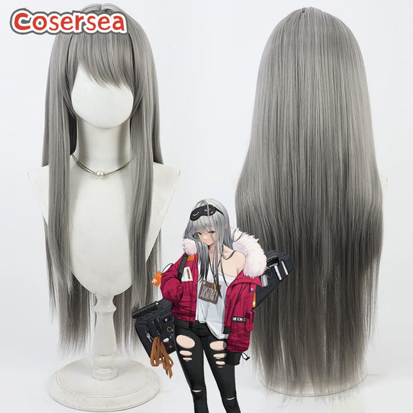 Cosersea Nikke The Goddess of Victory Frima 70cm Dark Gray Cosplay Wigs