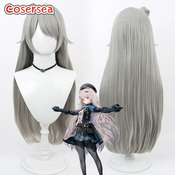 Cosersea Nikke The Goddess of Victory Soline 80cm Gray Cosplay Wigs