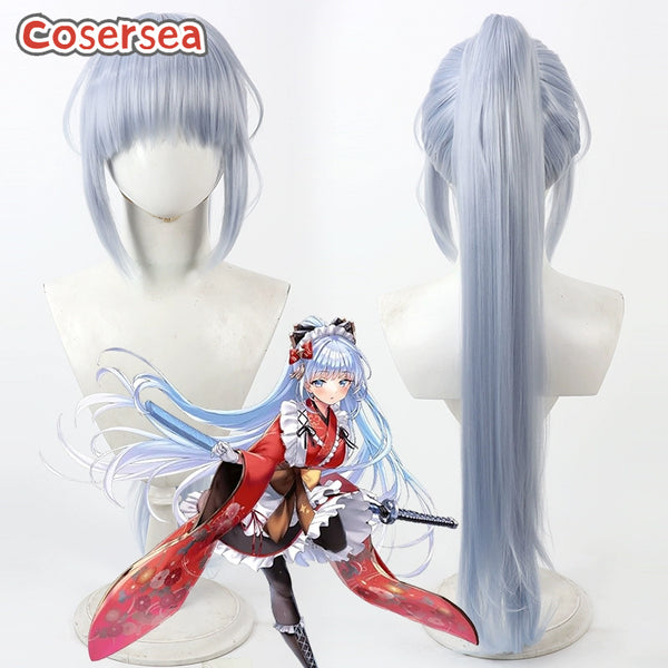 Cosersea Nikke The Goddess of Victory Tinkle Star Knights Fujioka 80cm Ponytail Cosplay Wigs