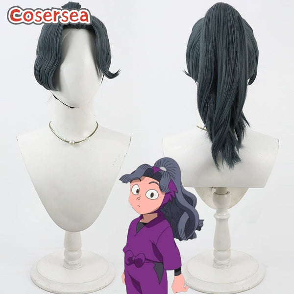 Cosersea Nintama Rantaro Kihachiro Ayabe Long Wavy Ponytail Cosplay Wigs