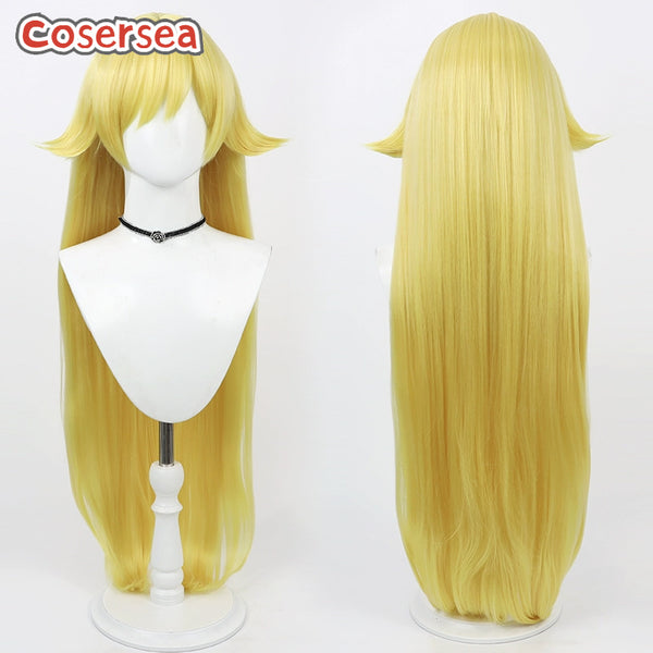 Nisemonogatari Kissshot Acerolaorion Heartunderblade 100cm Long Blonde Cosplay Wigs