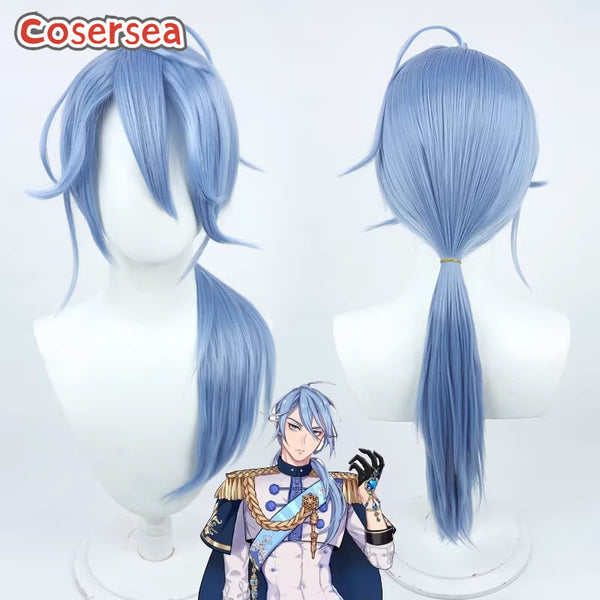 Nu: Carnival Edmond 60cm Light Blue Cosplay Wigs
