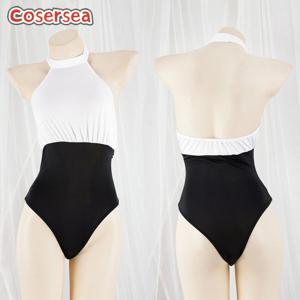 OL Secretary Dress Sexy Maid Uniform Swimsuit Women's Halter Private Pajamas