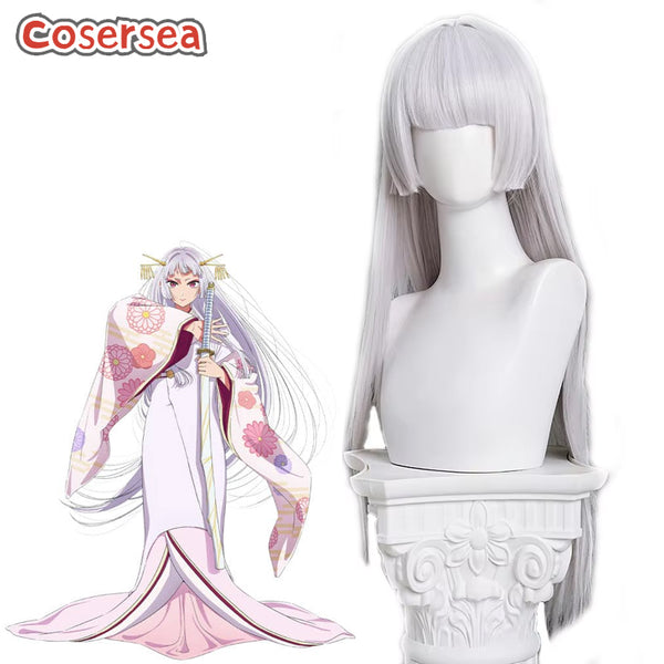 Oshi No Ko Season 2 Akane Kurokawa 100cm Silver White Cosplay Wigs