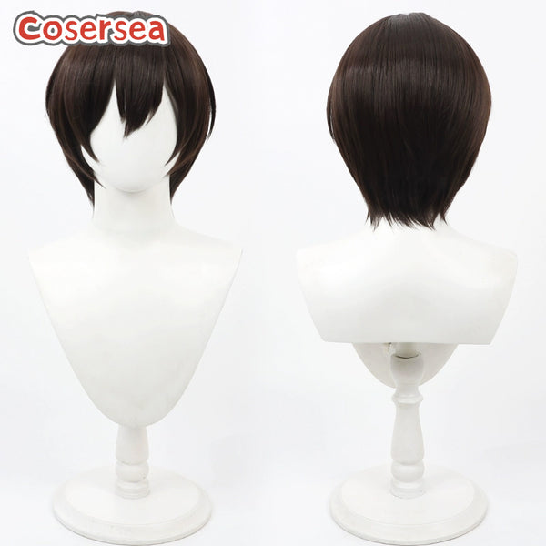 Ouran High School Host Club Fujioka Haruhi 30cm Dark Brown Cosplay Wigs