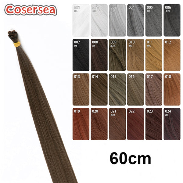 Over 100 Colors 60cm Long Straight Pure Color Hairpin