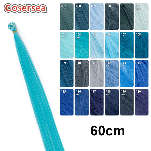 Over 100 Colors 60cm Long Straight Pure Color Hairpin Color 102-192