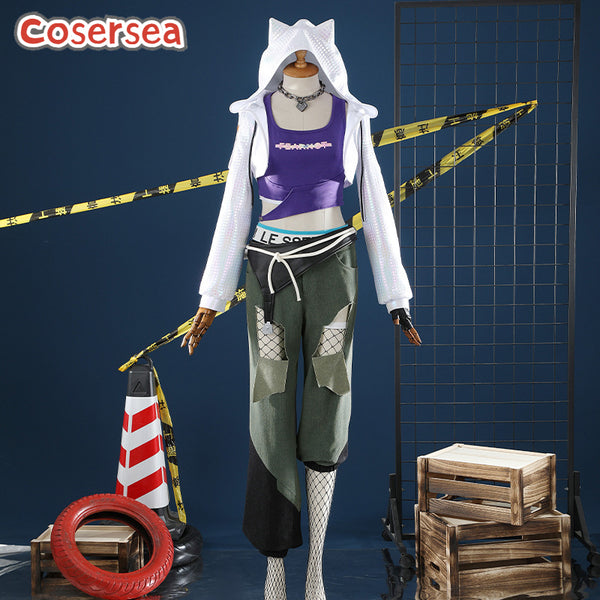 Cosersea Overwatch Ashe Girl Group Collab Halloween Uniform Cosplay Costume