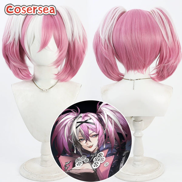 Path to Nowhere Dudu 30cm Pink Mixed White Ponytail Cosplay Wigs