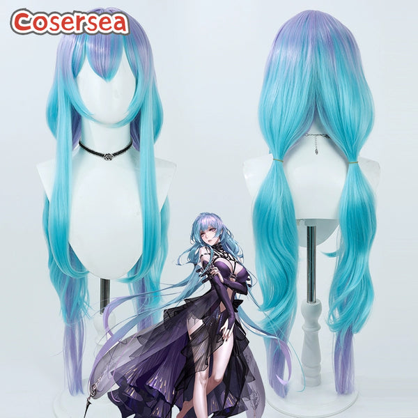 Path to Nowhere Hamel 100cm Blue Gradient Purple Cosplay Wigs
