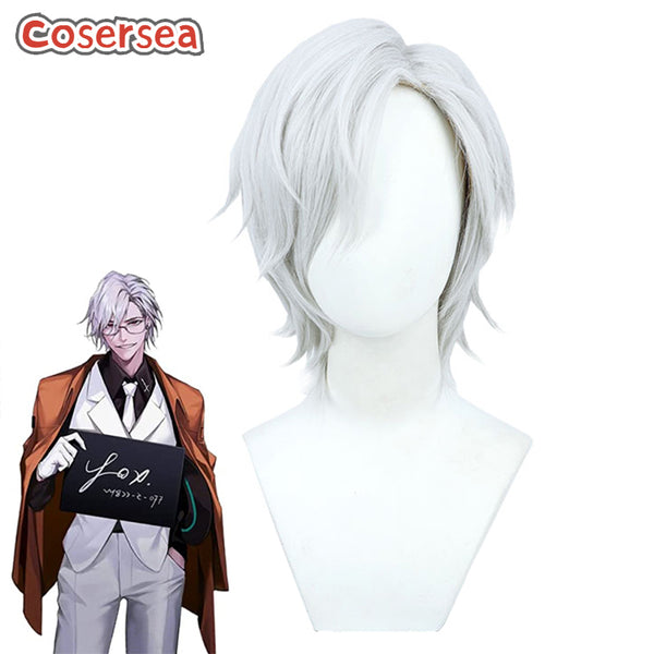 Path to Nowhere Mr Fox 30cm Silver Gray Men Cosplay Wigs