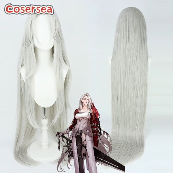 Path to Nowhere Ninety-Nine 120cm Silver Gray Cosplay Wigs