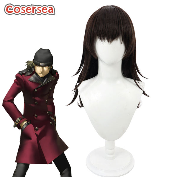 Persona 3 Shinjiro Aragaki 50cm Brown Cosplay Wigs