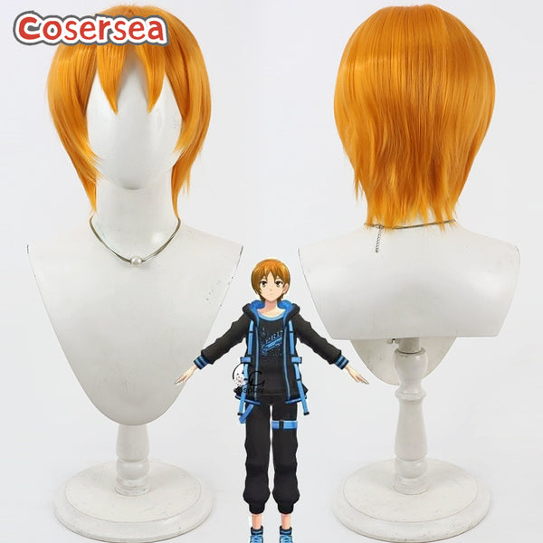 Cosersea Pretty Rhythm:Rainbow Live Hiro Hayami 30cm Orange Cosplay Wigs