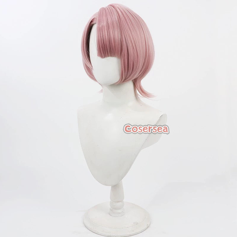 Project Imas Gakuen Idolmaster Arimura Mao 30cm Pink Cosplay Wigs ...