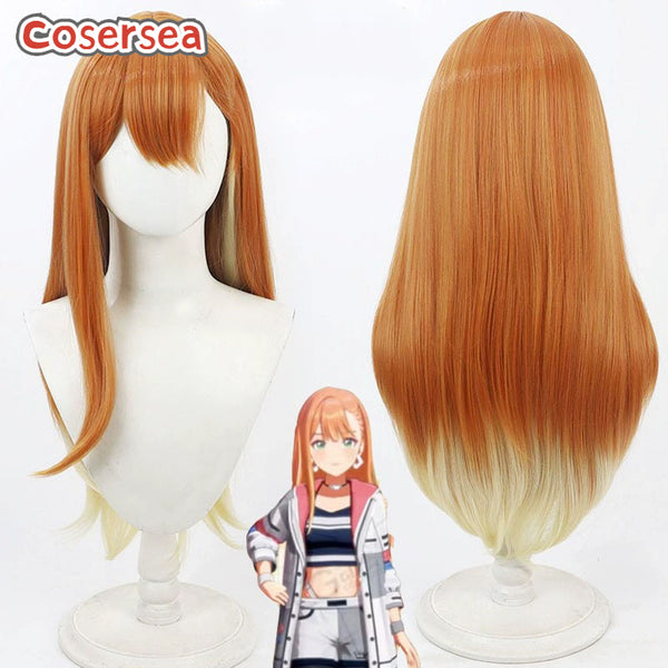 Project Imas Gakuen The Idolmaster Shiun Sumika Cosplay Wigs