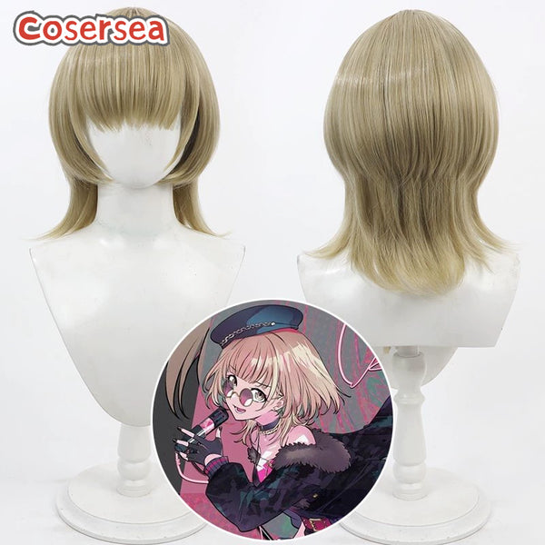 Project SEKAI Azusawa Kohane 37cm Light Brown Cosplay Wigs