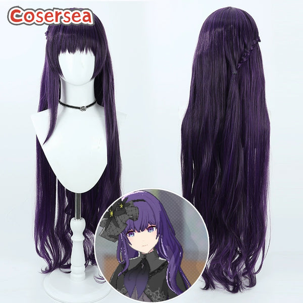 Project Sekai Colorful Stage feat. Asahina Mafuyu 100cm Purple Cosplay Wigs