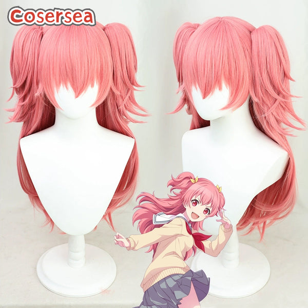 Project Sekai Colorful Stage feat. Momoi Airi 70cm Pink Ponytail Cosplay Wigs
