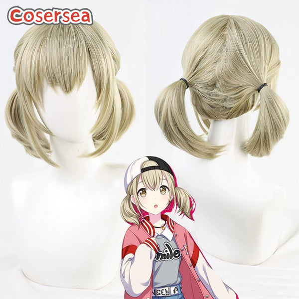Cosersea Project Sekai: Colorful Stage feat. Azusawa Kohane Light Brown Cosplay Wigs