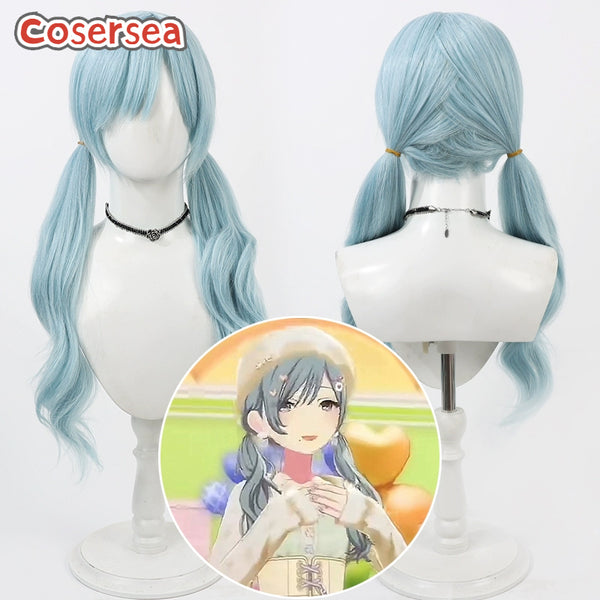 Cosersea Project Sekai: Colorful Stage feat. Hinomori Shizuku 60cm Light Blue Cosplay Wigs