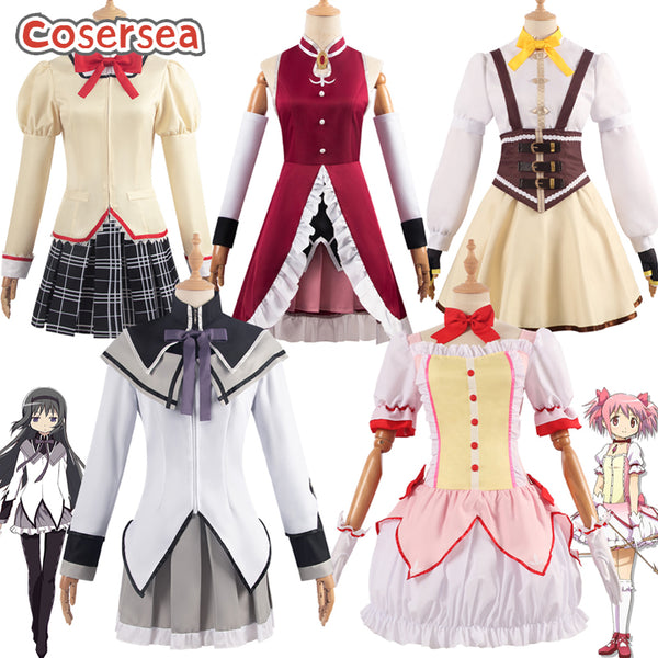 Puella Magi Madoka Magica Kaname Madoka Akemi Homura Cosplay Costume