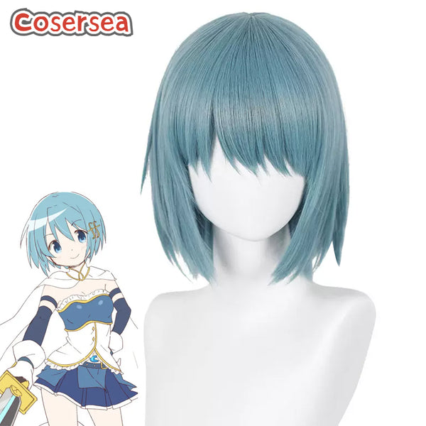 Puella Magi Madoka Magica Miki Sayaka Cosplay Wigs