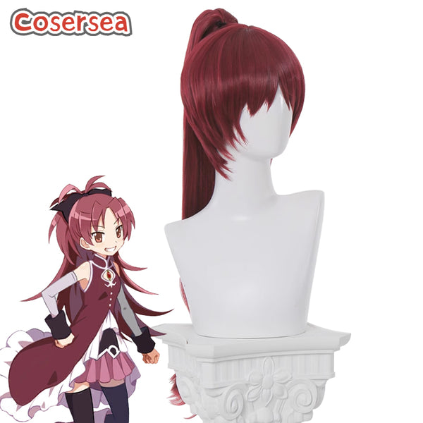 Puella Magi Madoka Magica Sakura Kyouko Cosplay Wigs