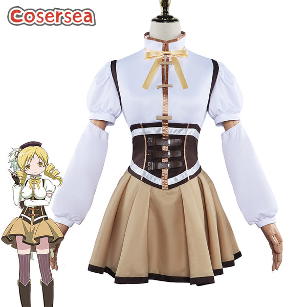 Puella Magi Madoka Magica Tomoe Mami Cosplay Costume
