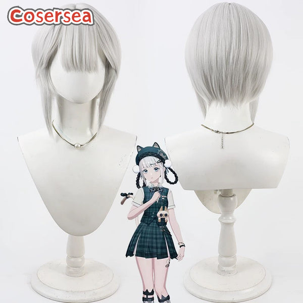 Cosersea Punishing: Gray Raven Bambinata 30cm Silver White Cosplay Wigs