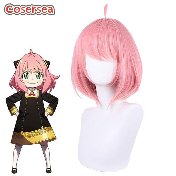 SPY×FAMILY Forger Anya 35cm Pink Mixed White Cosplay Wigs