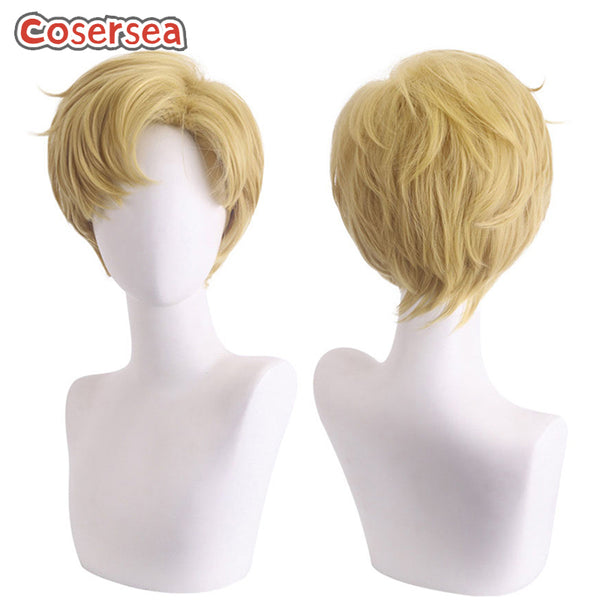 Sailor Haruka Ten'ou Sailor Uranus Short Blonde Cosplay Wigs