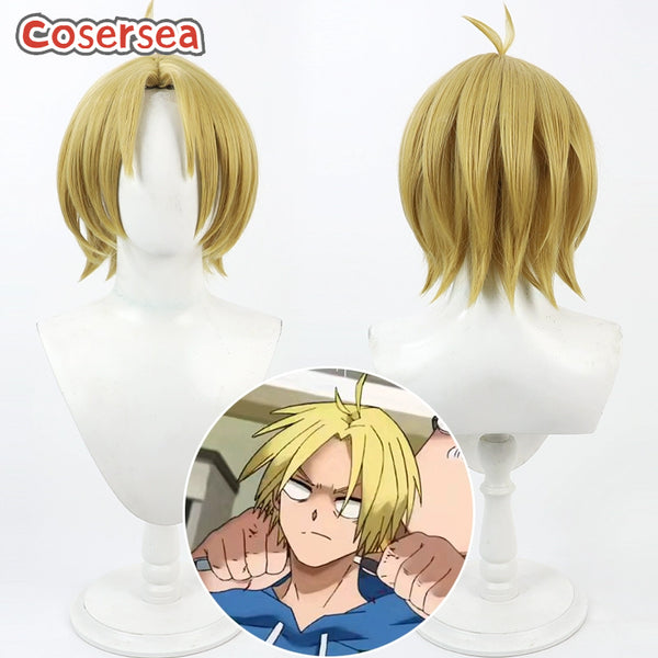 Sakamoto Days Shin Asakura 30cm Blonde Cosplay Wigs