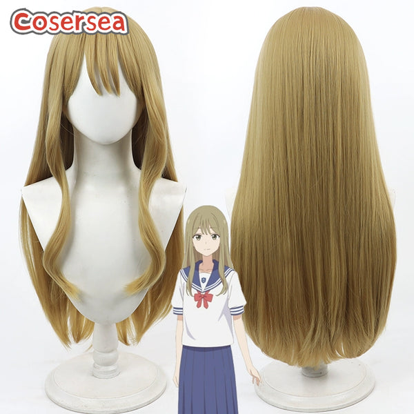 Senpai Is an Otokonoko Hanaoka Makoto 80cm Brown Cosplay Wigs