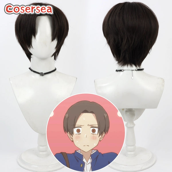 Senpai Is an Otokonoko Ryuji Taiga 30cm Dark Brown Cosplay Wigs