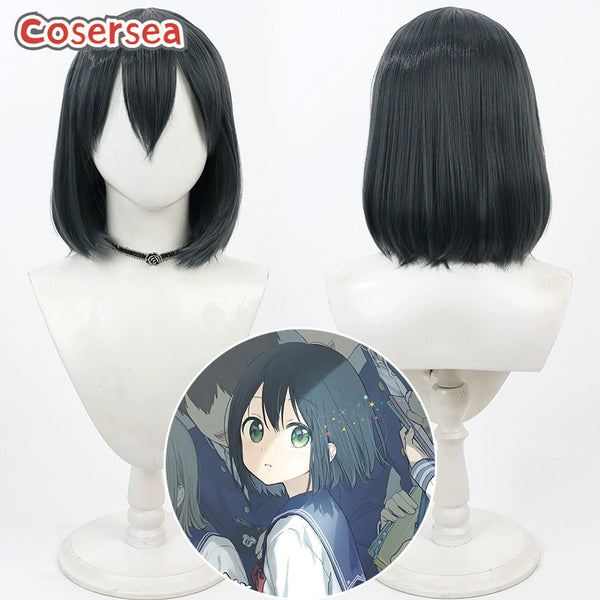 Senpai Is an Otokonoko Saki Aoi 30cm Dark Gray Cosplay Wigs