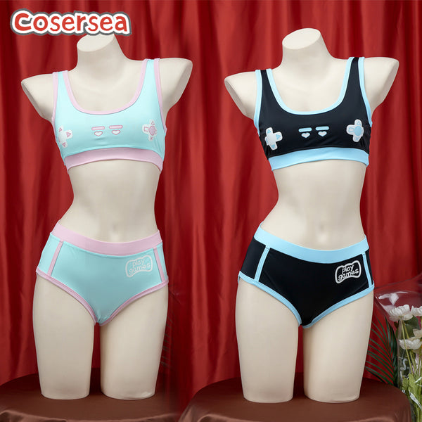Sexy Printed Gymnastic Performance Suit Split Nylon Sports Underwear Pajamas