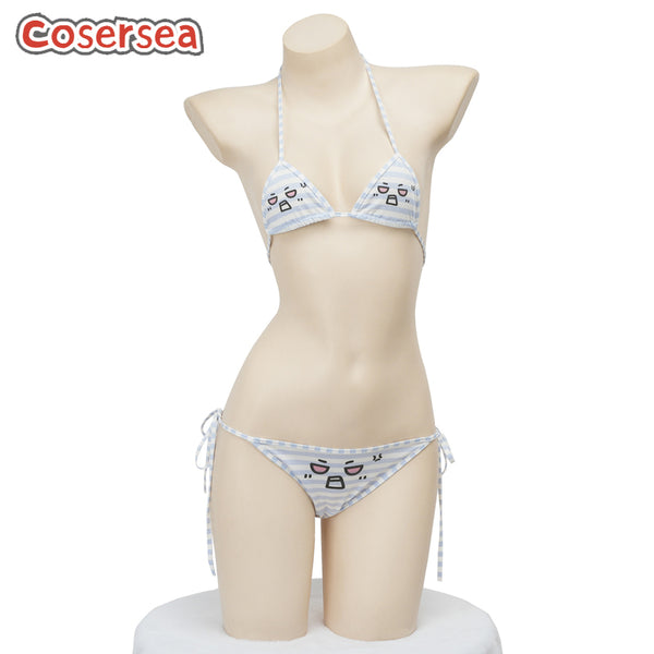 Sexy Three-point Facial Expression Bikini Anime Rage Sauce Pajamas