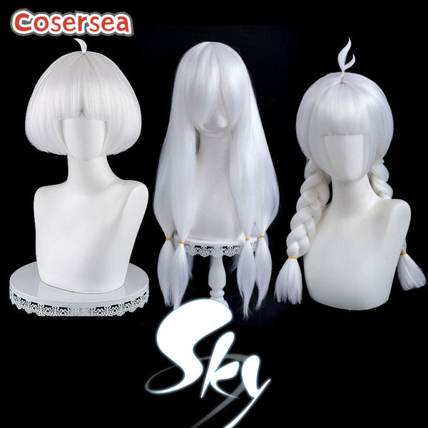 Sky: Children of the Light Hidden Forest White Cosplay Wigs